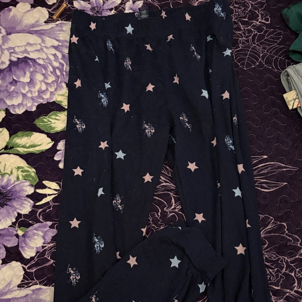 U.S. Polo Assn. Navy Star Pajama Pants